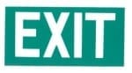 Sign Metal Exit Reflective 290mm W x 150mm H