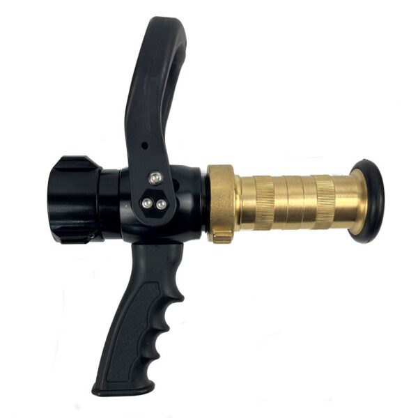 Nozzle Pistol Grip 190 LPM Alloy Body With Brass Nozzle Jet / Spray 38mm BSP Female Inlet