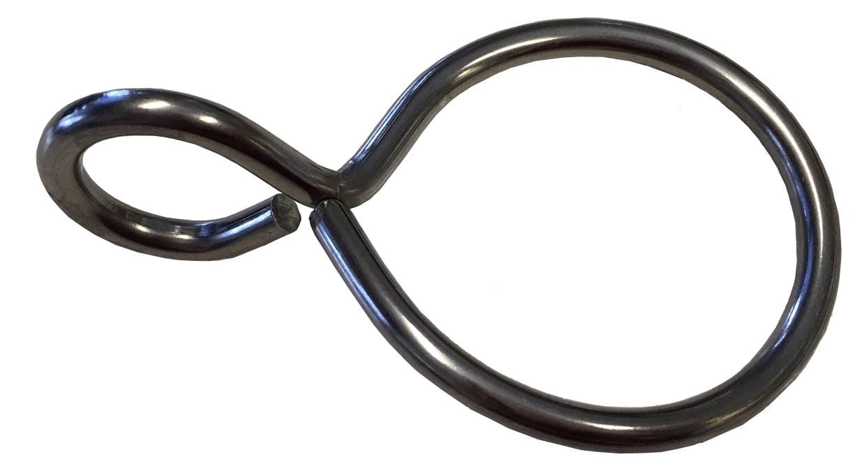 Retainer FHR Nozzle 25mm Figure 8 37mm ID Plated To Fit 25mm ID PVC Hose