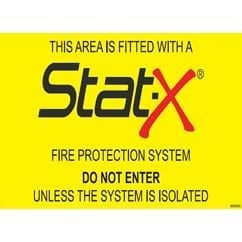 Stat-X Label 'Do Not Enter'
