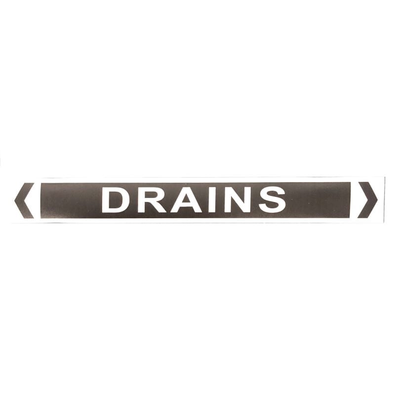 drain pipe sticker