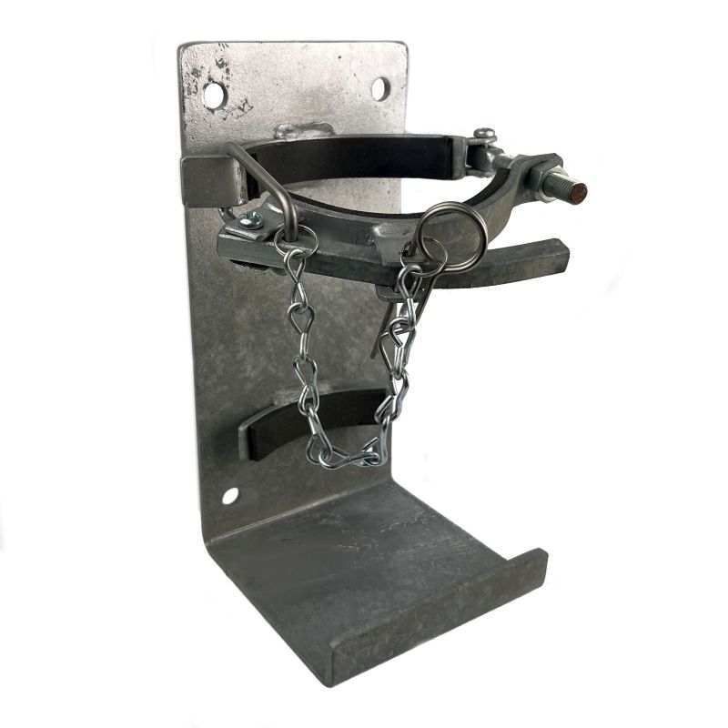 galvanised fire extinguisher vehicle bracket